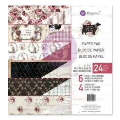 Prima Marketing Double-Sided Paper Pad 12"X12" - Farm Sweet Farm