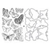 Hero Arts Clear Stamp & Die Combo - Beautiful Butterflies -Bürobedarf Geschäft 0002178048