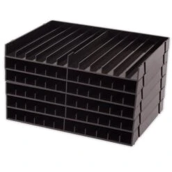 Stifte Aufbewahrungsbox Schwarz 6pcs