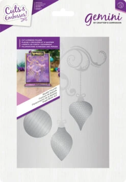 Gemini Cut And Emboss Folder - Bauble Flourish