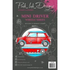 Pink Ink Designs Mini Driver 6 In X 8 In Clear Stamp Set