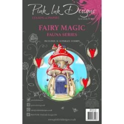 Pink Ink Designs Fairy Magic 6 In X 8 In Clear Stamp Set