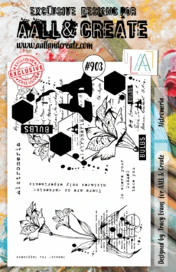 Aall And Create Stamp Set A5 Alstromeria