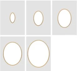 Couture Creations Cut, Foil And Emboss Nesting Negative Ovals Dies