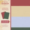 Tis The Season A4 Luxury Linen Card Pack -Bürobedarf Geschäft crafters companion tis the season a4 luxury linen