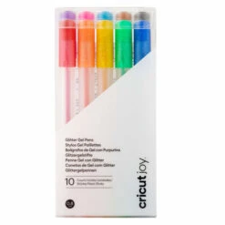 Cricut - Joy Glitter Gel Pens 0.8 Rainbow + Pink/Brown/Black (10pcs)