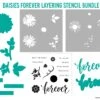 Gina K Designs - STENCIL BUNDLE- Daisies Forever Layering Stencil Bundle 1 Gina K Designs - STENCIL BUNDLE- Daisies Forever Layering Stencil Bundle -Bürobedarf Geschäft daisies forever web graphic 01 01 scaled 1