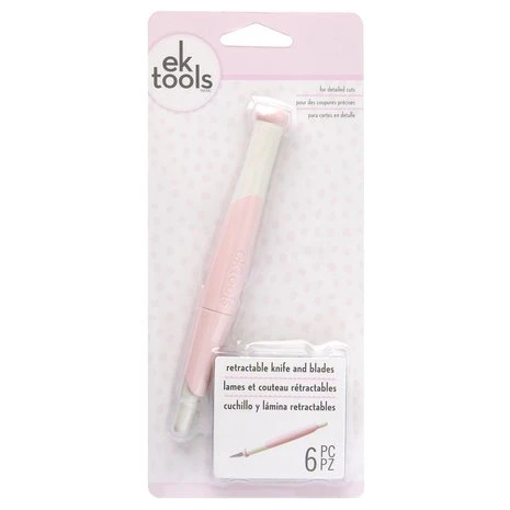 EK Success Tools - Retractable Knife And Blades Pink 4 EK Success Tools - Retractable Knife And Blades Pink – Bild 2