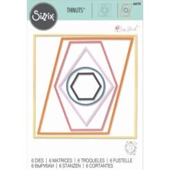 Sizzix • Thinlits Die Set Shaped Frames 6Stück