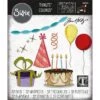 Sizzix • Thinlits Die Set Celebrate Colorize 32Stück -Bürobedarf Geschäft fit47