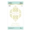 Spellbinders Glimmer Hot Foil Plate Christmas Damask Jubilee -Bürobedarf Geschäft glp 120 glimmer holiday 2019 becca feeken christmas damask jubilee hot foil plate