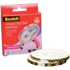 Scotch Advanced Tape Glider Acid-Free Refills 2/Pkg