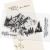 Karten-Kunst Clear Stamps Groß KK-0221 - Winterlandschaft -Bürobedarf Geschäft kk 0221