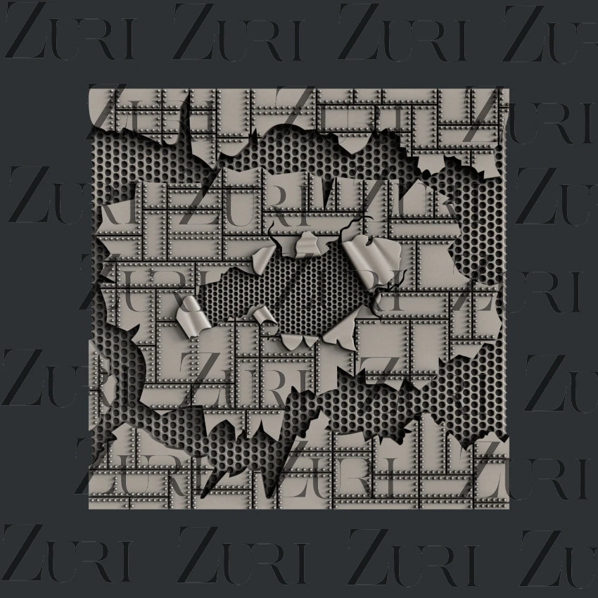 Zuri - Metal Plate 3 Zuri - Metal Plate