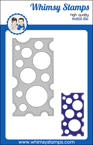 Whimsy Stamps - Mini Slim Swiss Dots Die 3 Whimsy Stamps - Mini Slim Swiss Dots Die