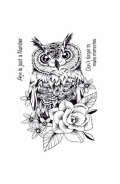 Sweet Poppy Stencil: A5 Stamp Set Owl