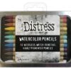 Ranger Tim Holtz Distress Watercolor Pencils 12 St Kit #1 -Bürobedarf Geschäft ranger tim holtz distress watercolor pencils 12 st kit 1 tdh7630 327014 de g