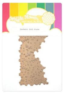Waffle Flower - Confetti Foil Plate