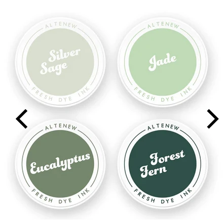 Altenew - Frosted Foliage Fresh Dye Ink Bundle 3 Altenew - Frosted Foliage Fresh Dye Ink Bundle