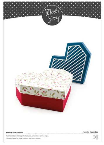 MODASCRAP FUSTELLA - HEART BOX 3 MODASCRAP FUSTELLA - HEART BOX