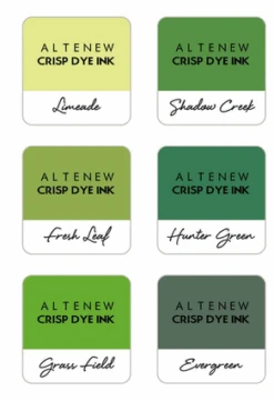 Altenew - Zesty Limes 6 Crisp Dye Ink Mini Cube Set