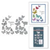 Spellbinders -BetterPress - Butterfly Swirl Press Plate & Die Set -Bürobedarf Geschäft spellbinders butterfly swirl press plate die set b