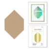 Spellbinders - Hexi-Gem Glimmer Hot Foil Plate -Bürobedarf Geschäft spellbinders hexi gem glimmer hot foil plate glp 3