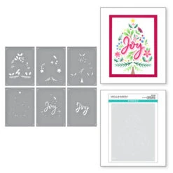 Spellbinders - Layered Joy Tree Stencils
