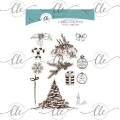 Cle - Clear Stamp – IL NATALE DI UNA VOLTA – VINTAGE CHRISTMAS – ILLUSTRATION STAMPS A6