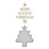 Spelbinders Hot Foil Plate Merry Christmas Tree